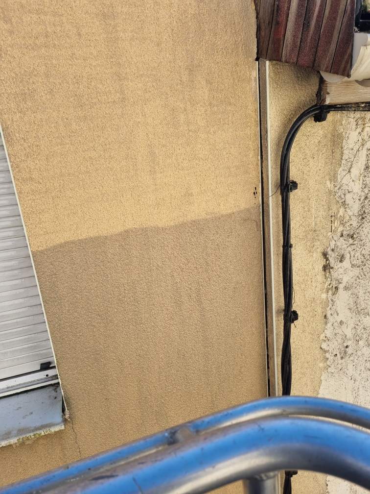 Nettoyage vapeur basse pression de la façade d'un immeuble à Verdun (55)
